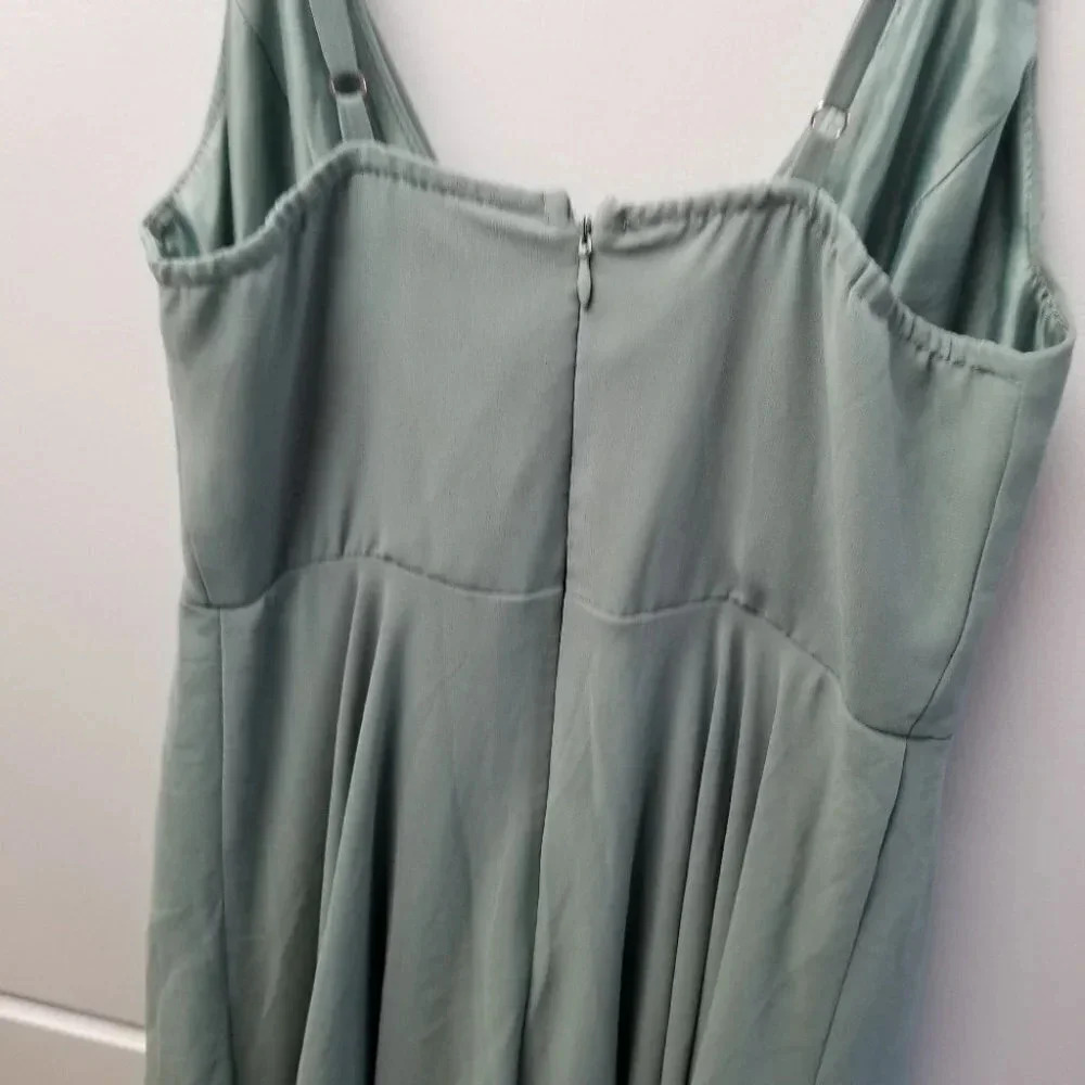 Bhldn by Anthropologie Eva Dress Maxi Moss XS - Picture 14 of 14